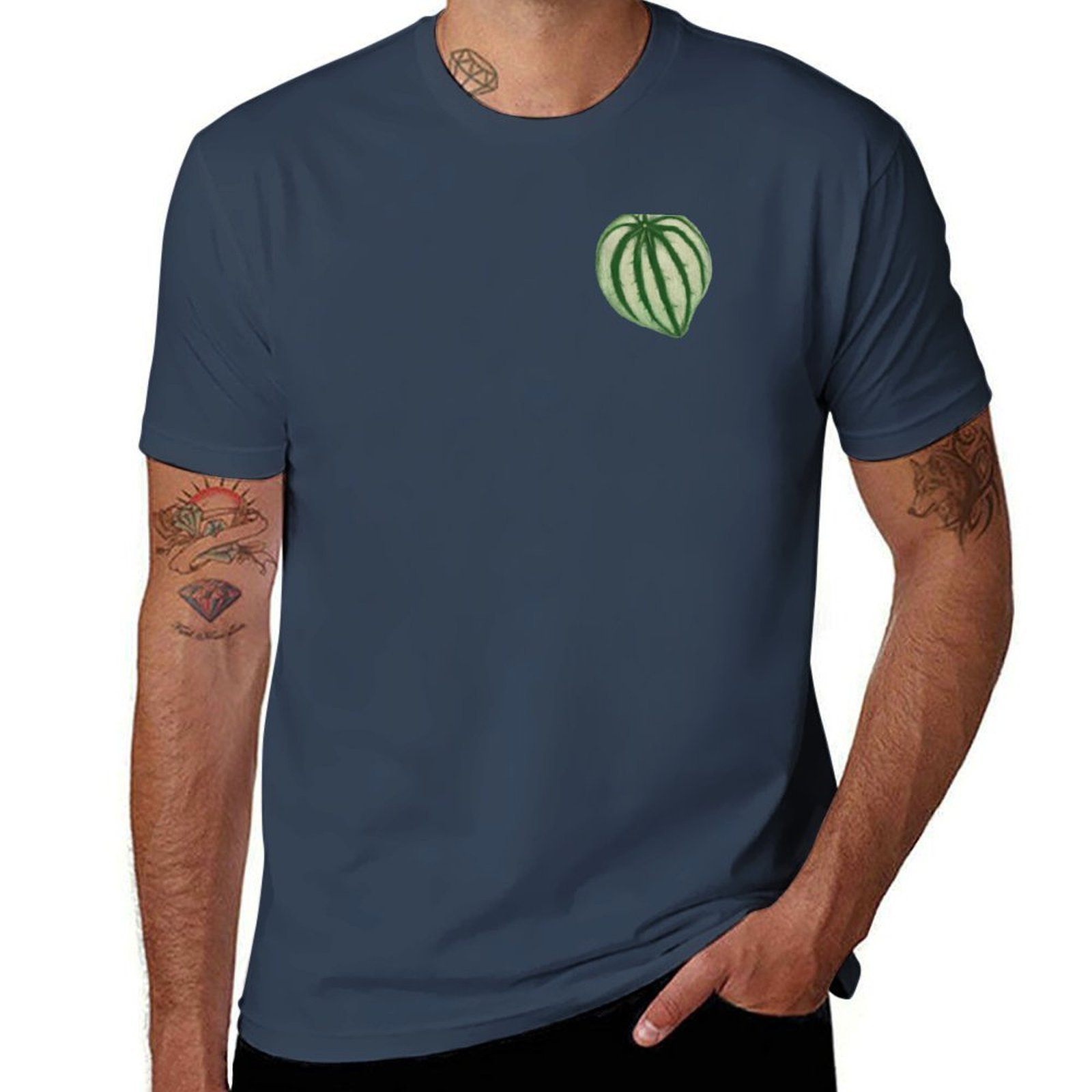 Peperomia Watermelon - Peperomia Watermelon T-Shirt Minimal Art Print