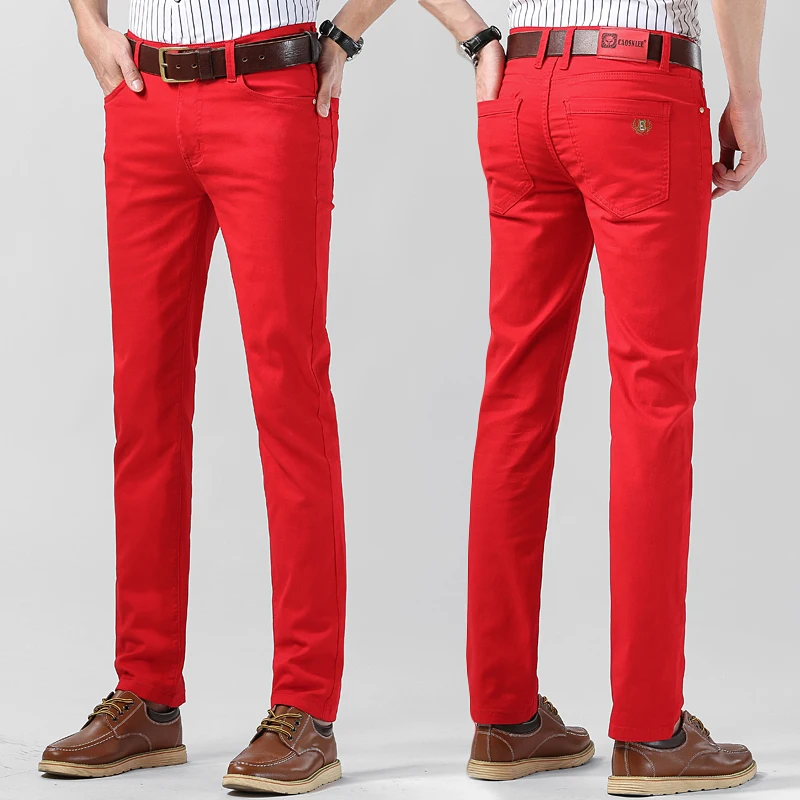 Men's Colorful Denim Stretch S - Aglaonema Red review and price