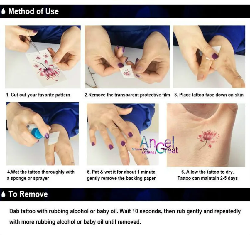 Anime BLEACH Temporary Tattoos - Aglaonema Red review and price