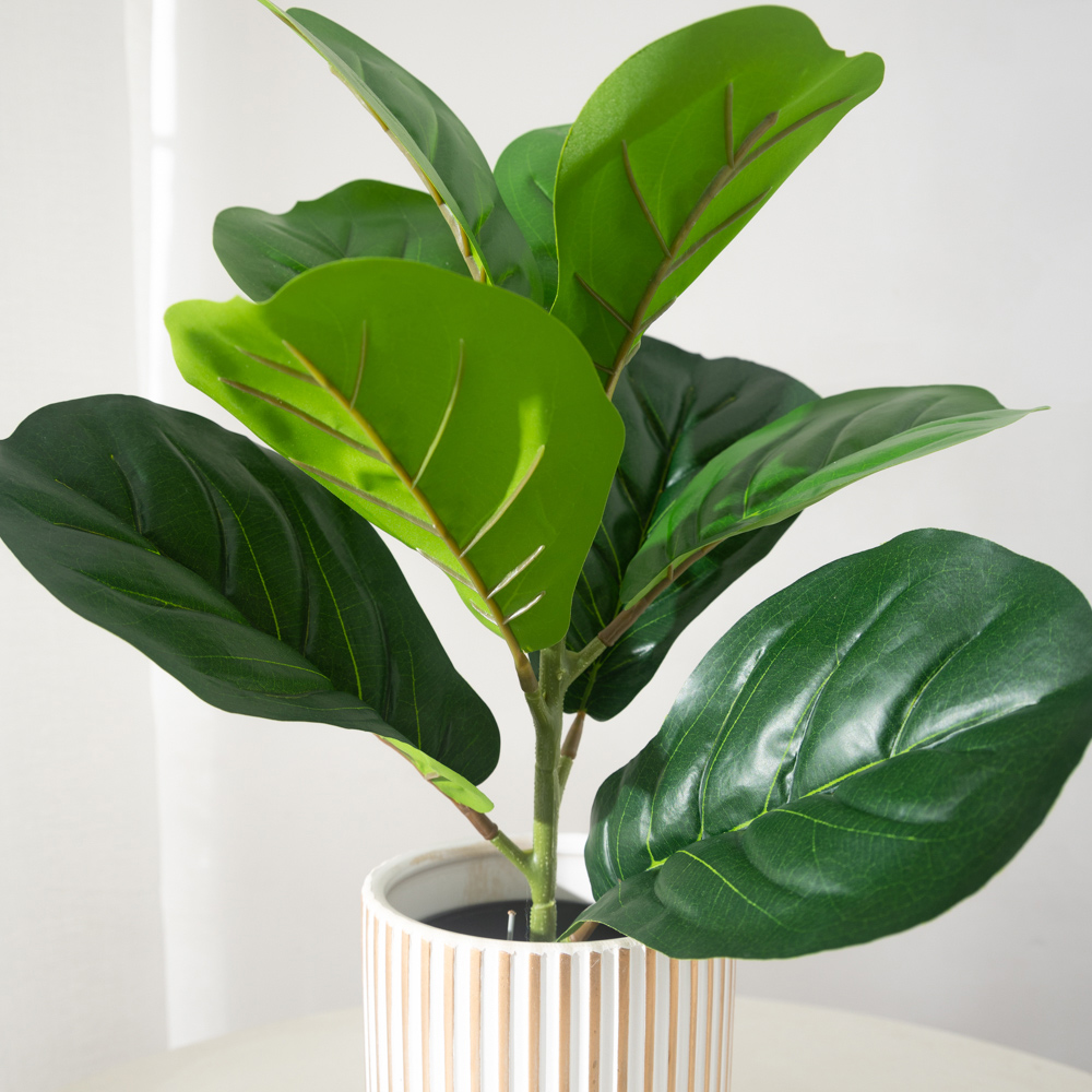 38cm 9 Forks Artificial Ficus  - Ficus Lyrata Tree review and price