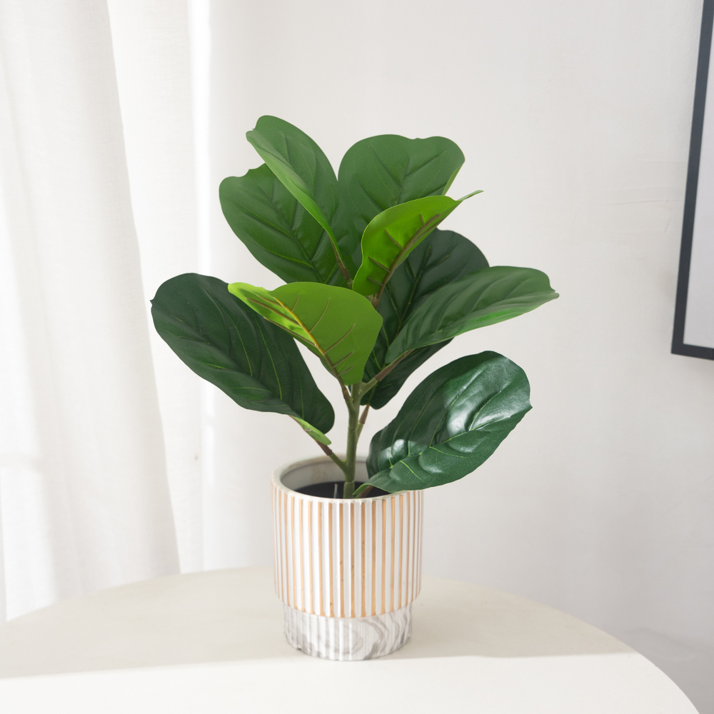 38cm 9 Forks Artificial Ficus  - Ficus Lyrata Tree review and price