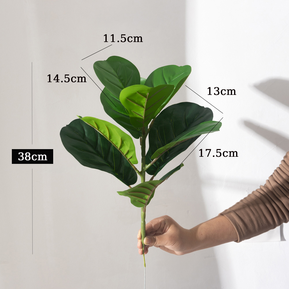38cm 9 Forks Artificial Ficus  - Ficus Lyrata Tree review and price