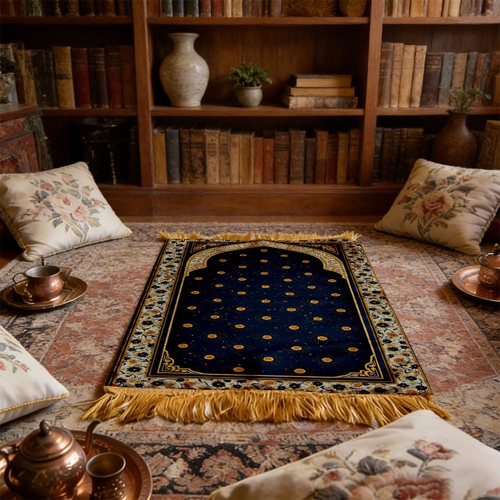 Polyester Muslim Prayer Rug Po - Maranta Prayer Plant review and price
