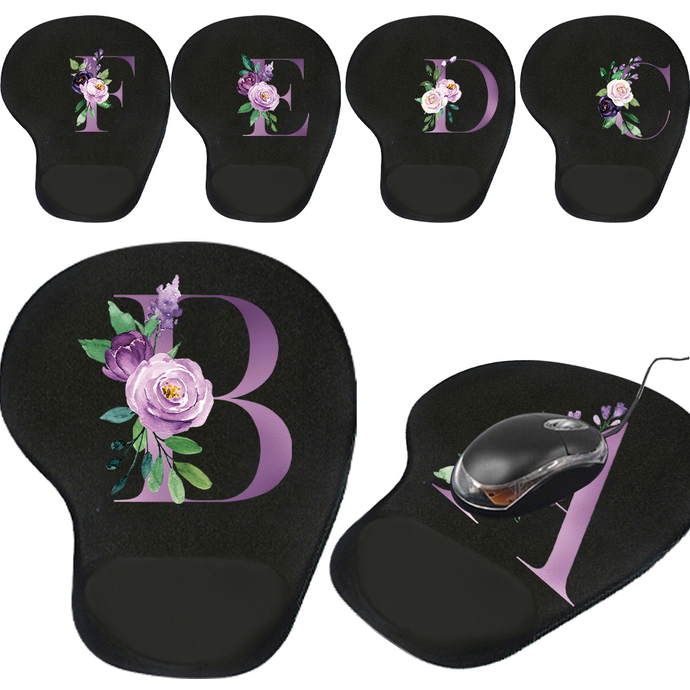 Wrist Guard Mouse Pad Office D - Tradescantia Purple review and price