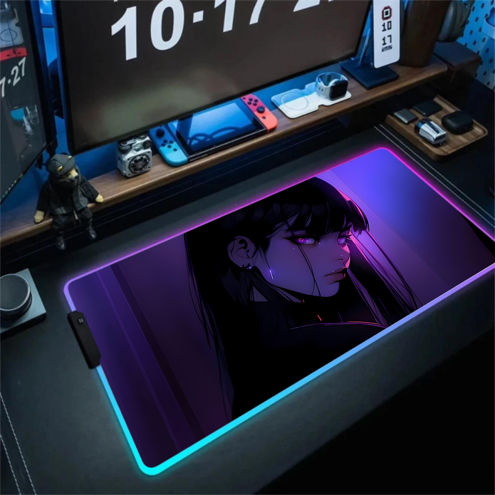 Anime Girl Mousepad Gaming Mou - Tradescantia Purple review and price