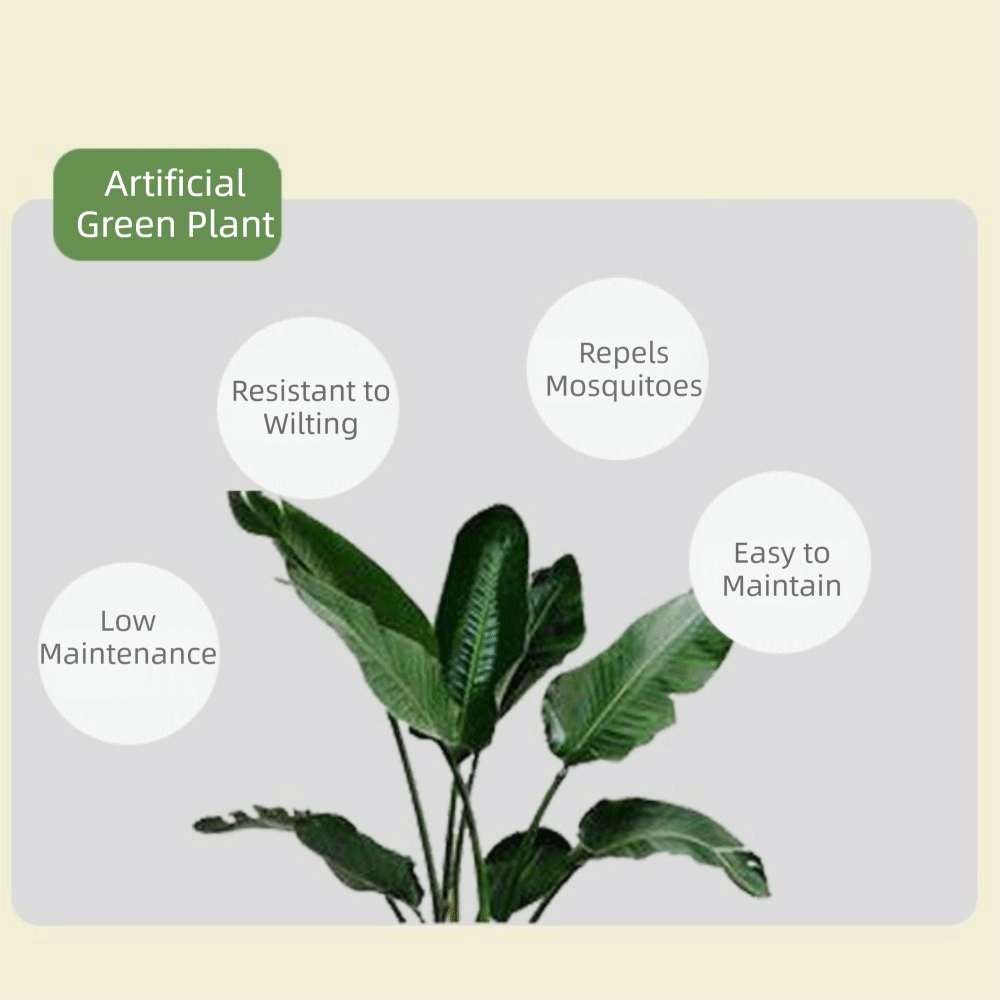 Green Plastic Artificial Ficus - Ficus Lyrata Tree review and price