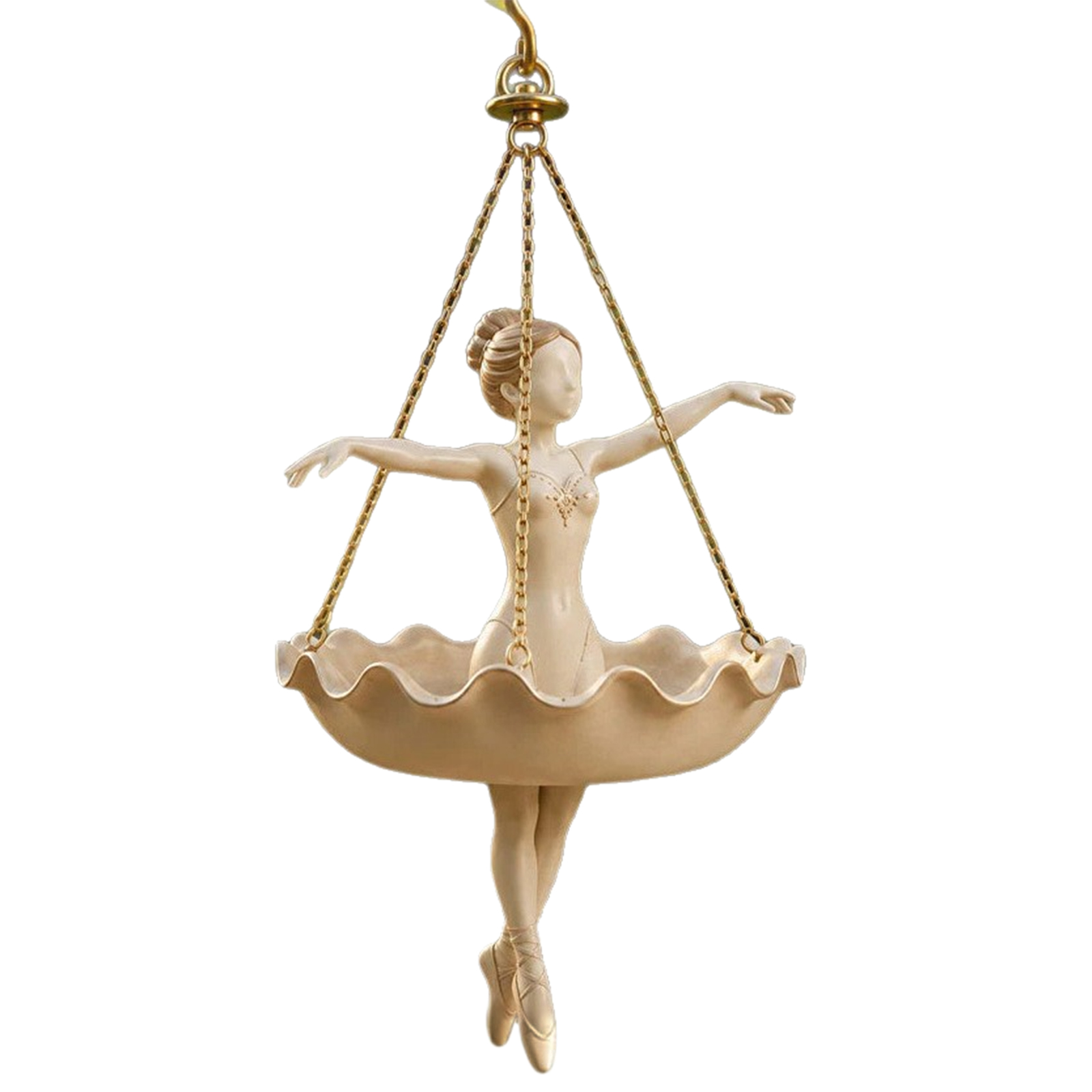 Resin Ballet Dancer Hanging Pl - Spider Plant Hanging review and price