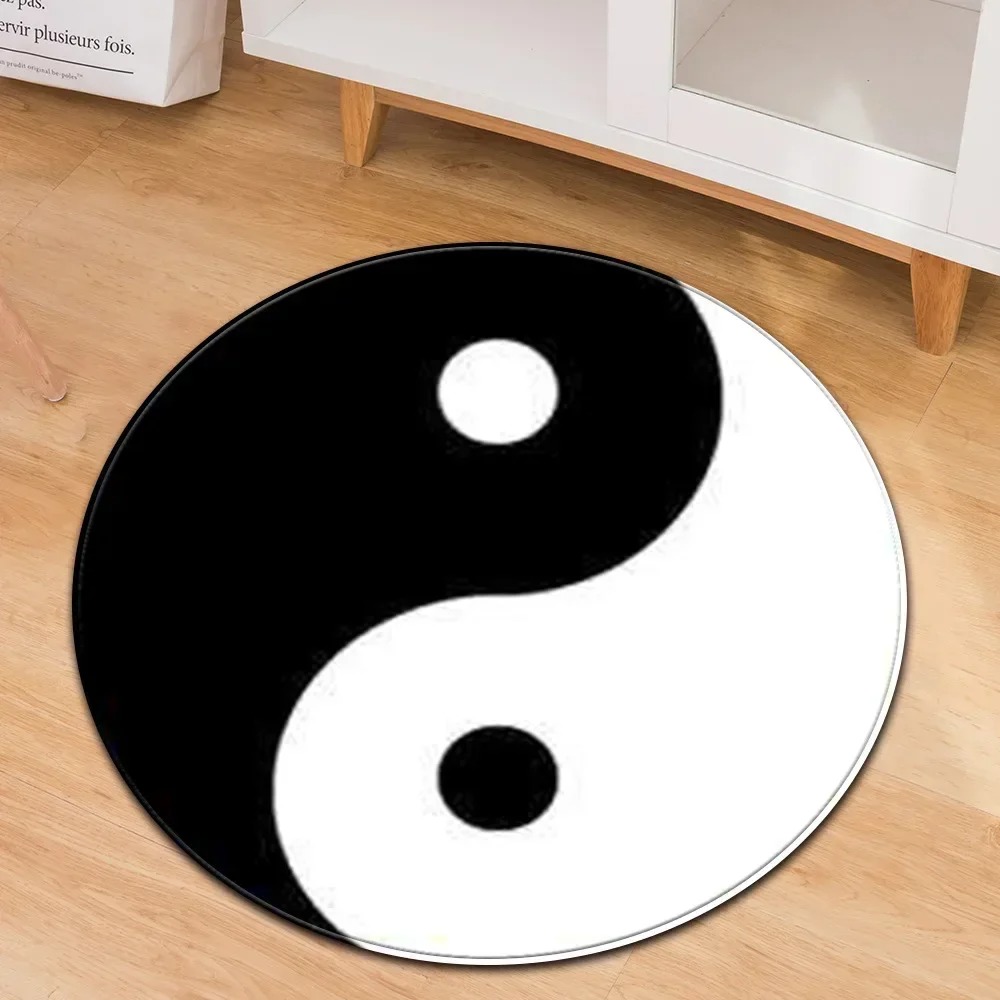 Yin Yang Taiji Round Rug Flowe - Maranta Prayer Plant review and price