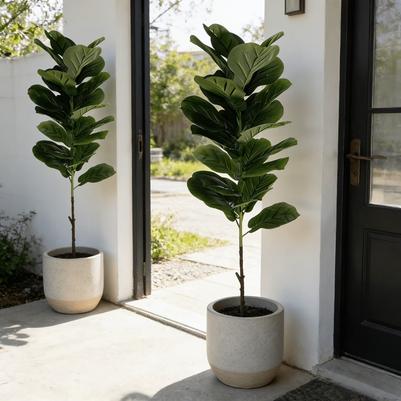 1Pc 100cm Artificial Ficus Lyr - Ficus Lyrata Tree review and price