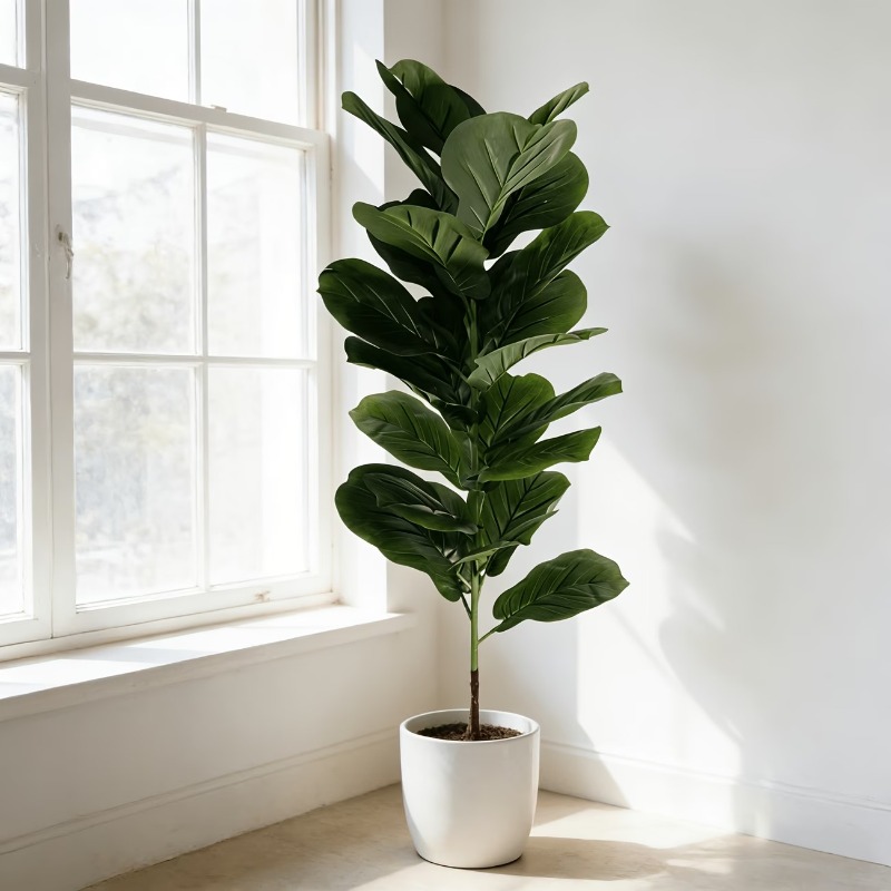 1Pc 100cm Artificial Ficus Lyr - Ficus Lyrata Tree review and price