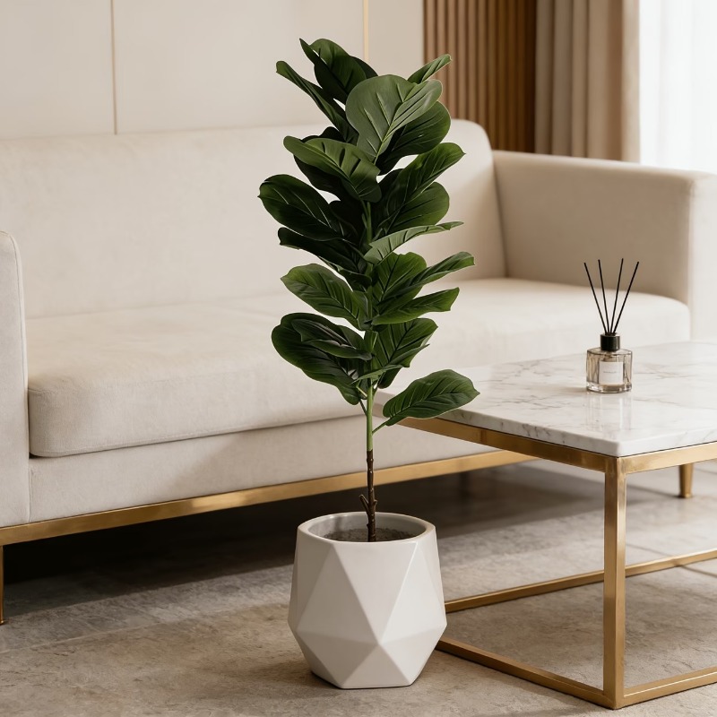 1Pc 100cm Artificial Ficus Lyr - Ficus Lyrata Tree review and price