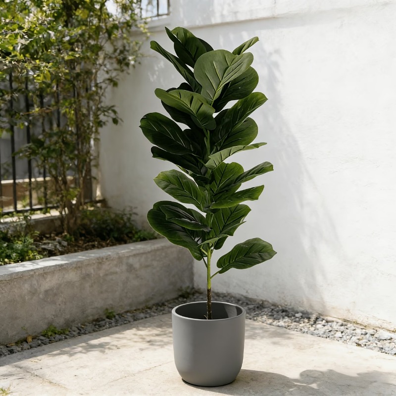 1Pc 100cm Artificial Ficus Lyr - Ficus Lyrata Tree review and price