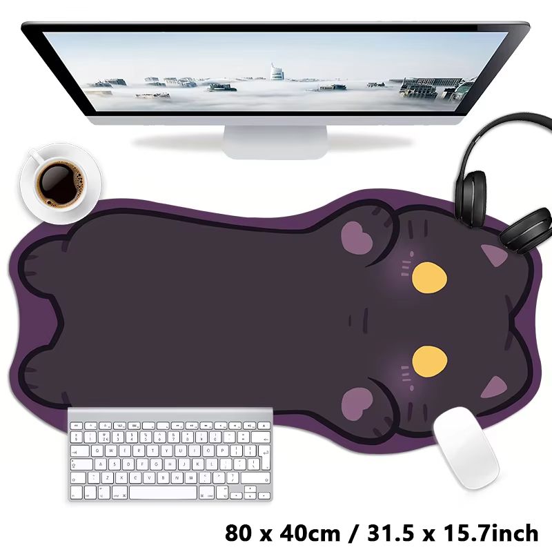 VIKAMA Cute Cartoon Black Cat  - Tradescantia Purple review and price