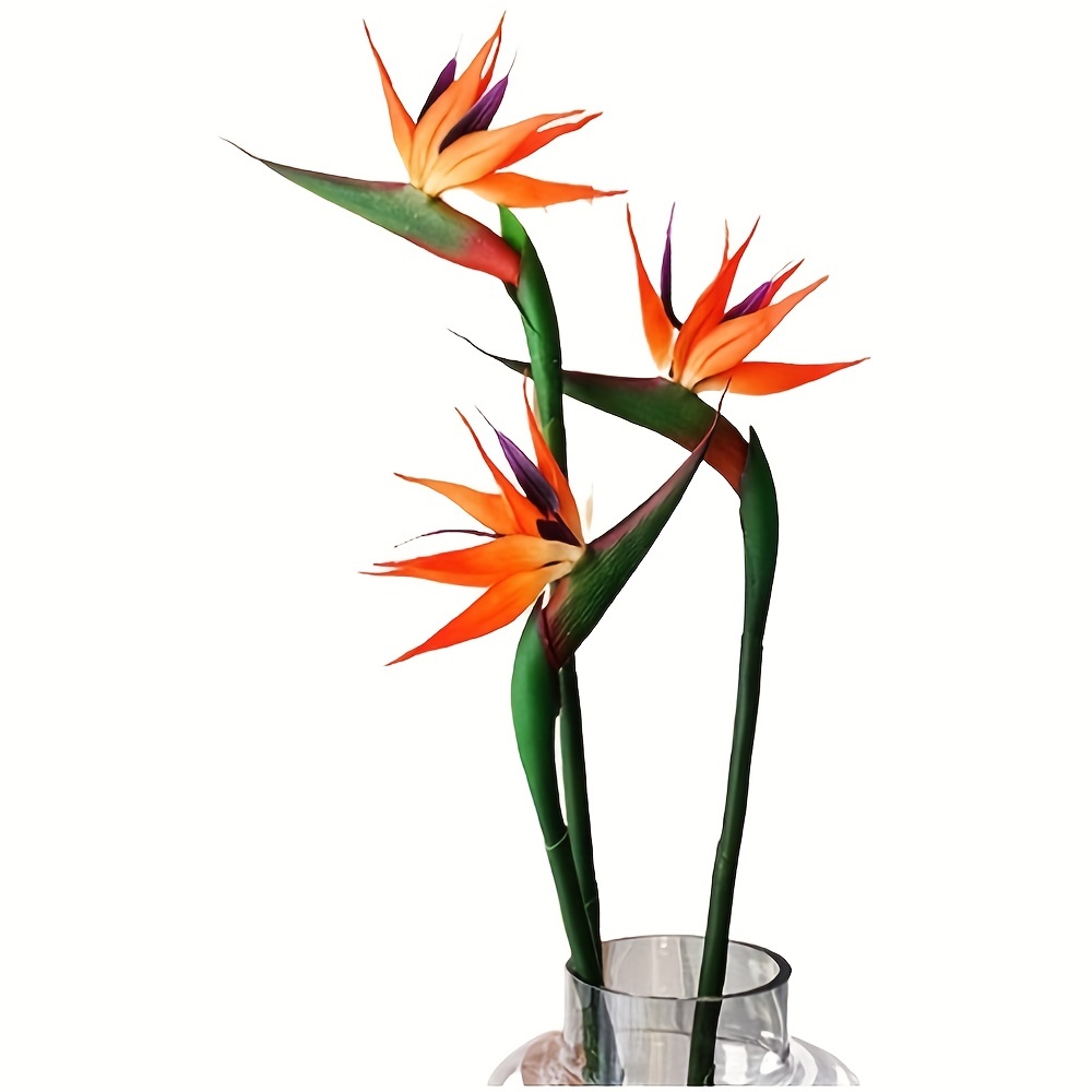 3pcs Artificial Bird Of Paradi - Bird Paradise Strelitzia review and price