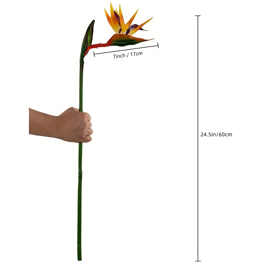 3pcs Artificial Bird Of Paradi - Bird Paradise Strelitzia review and price