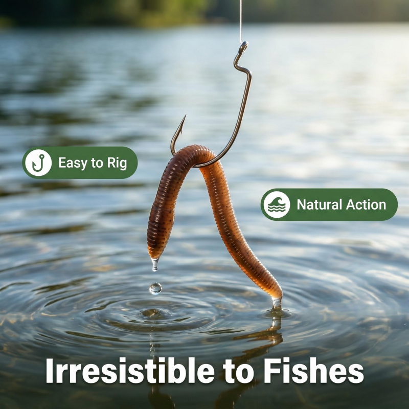 100pcs Soft Lure Bass Bream Bl - Aglaonema Red review and price