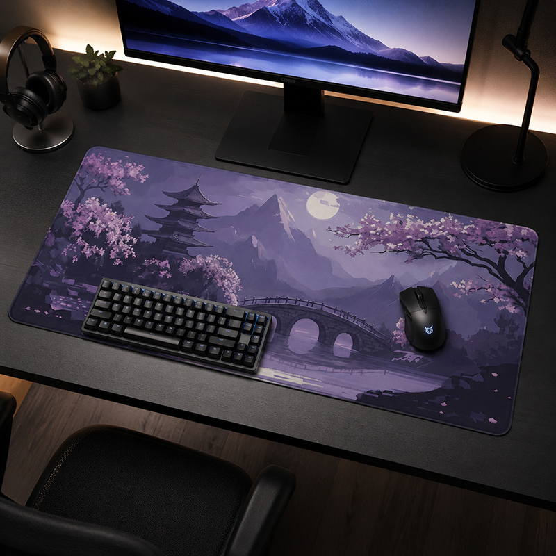 Mouse Pad Gamer Purple Moonlit - Tradescantia Purple review and price