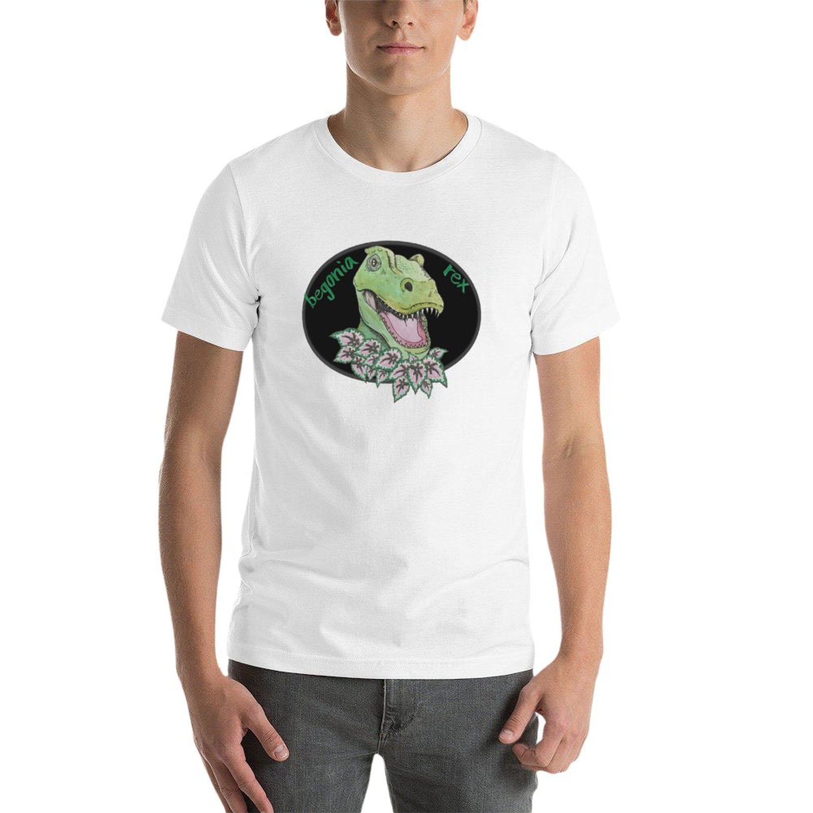 T rex begonia T-Shirt Basic So - Begonia Rex review and price