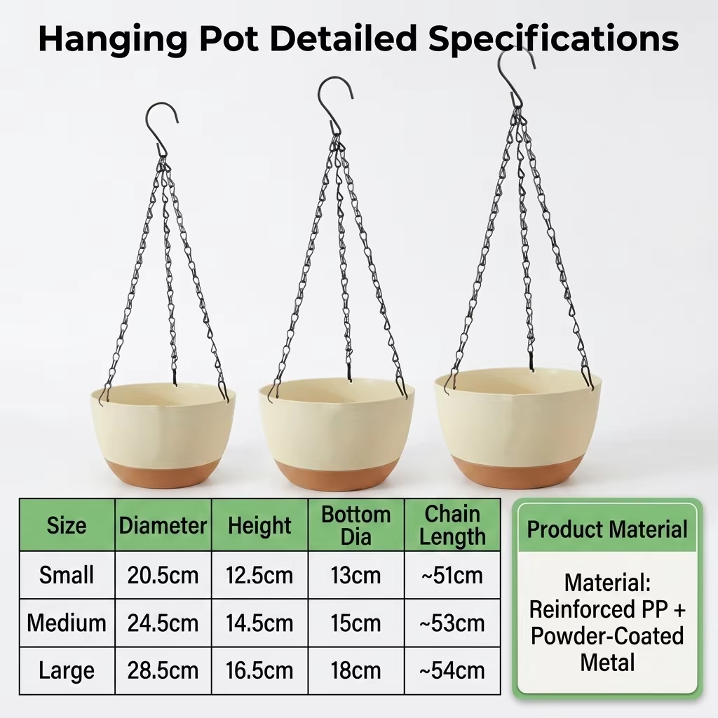 Modern Everyday Dual-Color Han - Spider Plant Hanging review and price