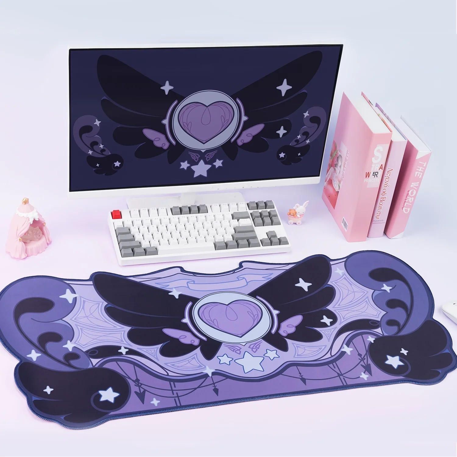 VIKAMA Mouse Pad Desk Mat Irre - Tradescantia Purple review and price