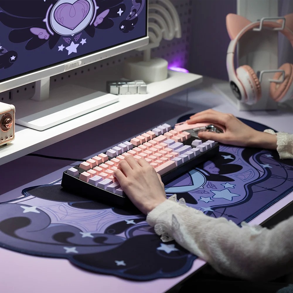 VIKAMA Mouse Pad Desk Mat Irre - Tradescantia Purple review and price