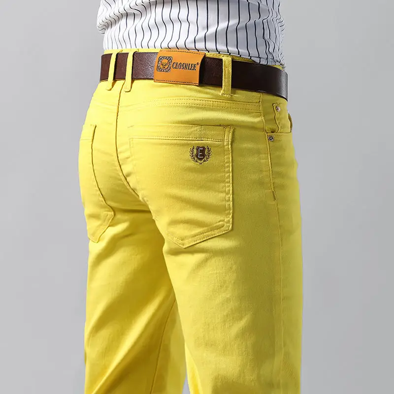 5 Colors Men's Colorful Denim  - Aglaonema Red review and price